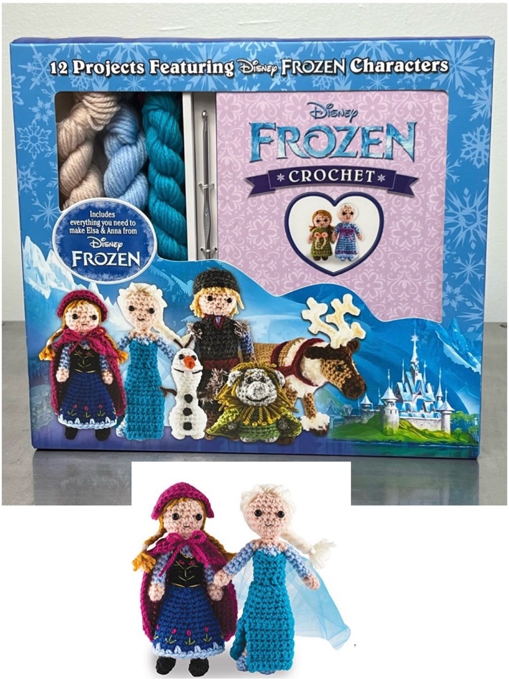 Disney Frozen Anna & Elsa Crochet Kit NWT